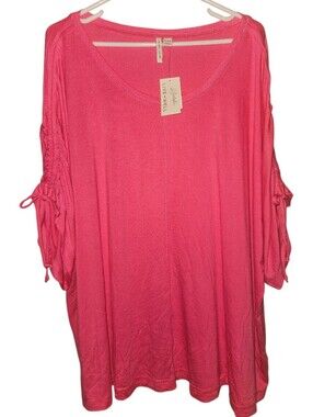26/28 Cato Pink Knit Top NWT